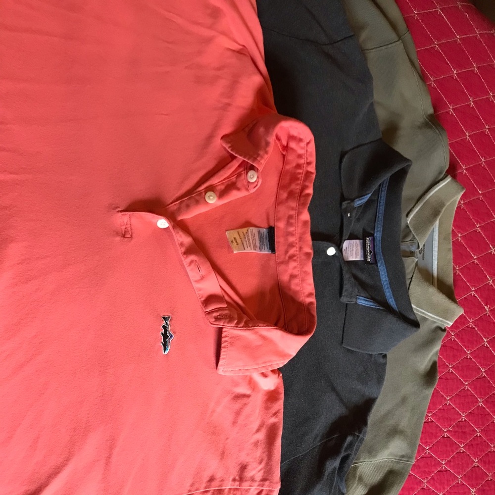 Patagonia polos 3 XL